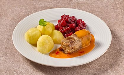 Blinde vink, bietjes, gekookte aardappelen (Na-arm)