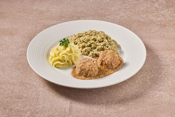 Rundergehakt met witlof en aardappelpuree (gemalen)